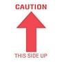 3" x 5" Caution This Side Up Labels (500 per Roll)