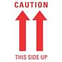 3" x 5" Caution This Side Up Labels (500 per Roll)