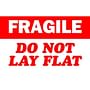 3" x 5" Fragile Do Not Lay Flat Labels (500 per Roll)