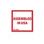 1" x 1" Assembled in USA Labels (500 per Roll)