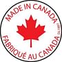 1" Diameter Made in Canada/fabrique au Canada Circle Labels (500 per Roll)