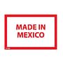 2" x 3" Made in Mexico Labels (500 per  Roll)