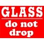 3" x 4" Glass Do Not Drop Labels (500 per Roll)