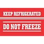 3" x 5" Keep Refrigerated Do Not Freeze Labels (500 per Roll)