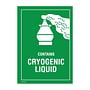 3" x 4-1/2" Cryogenic Liquid Labels (500 per Roll)