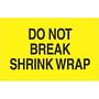 3" x 5" Do Not Break Shrink Wrap Labels (500 per Roll)