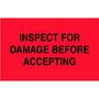 3" x 5" Inspect For Damage Before Accepting Labels (500 per Roll)