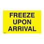 3" x 5" Freeze upon arrival labels (500 per Roll)