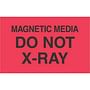 3" x 5" Magnetic Media Do Not X-Ray Labels (500 per Roll)