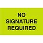 3" x 5" No Signature Required Labels (500 per Roll)