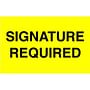 3" x 5" Signature Required Labels (500 per Roll)