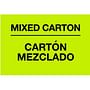 3" x 5" Mixed Carton Bilingual Labels (500 per Roll)