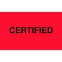 1-3/8" x 2" Certified Labels (500 per Roll)
