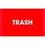 2" x 3" Trash Labels (500 per Roll)
