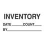 1-3/8" x 2" Inventory Date ____ Count ___ By ____ Labels (500 per Roll)