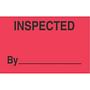 1-3/8" x 2" Inspected ____ Labels (500 per Roll)