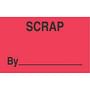 3" x 5" Scrap By ____ Labels (500 per Roll)
