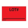 1-3/8" x 2" Lot # Labels (500 per Roll)
