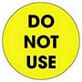 2" Diameter Do Not Use Circle Labels (500 per Roll)