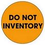 2" Diameter Do Not Inventory Circle Labels (500 per Roll)