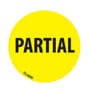 2" diameter Partial labels (500 per Roll)