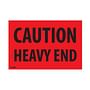 2" x 3" Caution heavy end labels (500 per Roll)