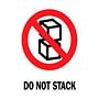 3" x 4" Do Not Stack Labels (500 per Roll)