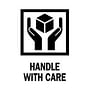 4" x 6" Handle With Care Labels (500 per Roll)