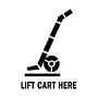 4" x 6" Lift Cart Here Labels (500 per Roll)