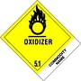 4" x 4-3/4" Oxidizer - Oxidizing Solid, N.O.S. UN1479 Labels (500 per Roll)