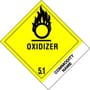 4" x 4-3/4" Oxidizer Labels (500 per Roll)