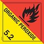 4" x 4" Organic Peroxide D.O.T. Class 5 Hazard Labels (500 per Roll)