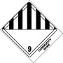 4" x 4-3/4" Class 9 - Hazardous Waste, Liquid, N.O.S. NA3082 Labels (500 per Roll)