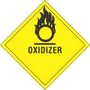 4" x 4" Oxidizer D.O.T. Subsidiary Risk Labels (500 per Roll)