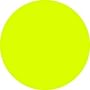 1" Diameter Fluorescent Chartreuse Circle Labels (500 per Roll)