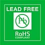 4" x 4" Lead Free RoHS Compliant Labels (500 per Roll)