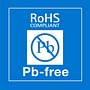 2" x 2" RoHS Compliant Pb-Free Labels (500 per Roll)