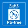 4" x 4" RoHS Compliant Pb-Free Labels (500 per Roll)