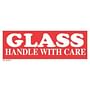 1-1/2" x 4" Glass Handle With Care Labels (500 per Roll)