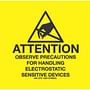 2" x 2" Attention Observe Precaution MIL STD 129N Symbol Labels (500 per Roll)