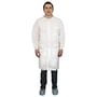 2X, White Polypropylene Economy Lab Coat, 3 Pockets,  Elastic Wrists (30 per Case)