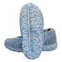 Large, Blue Polypropylene Disposable Non-skid Shoe Cover, Machine Made (300 per Case)