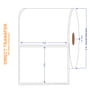 4" x 3" White Direct Print Thermal Labels, 850 per roll (4 Rolls per Carton)