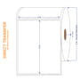 4" x 5" White Direct Print Thermal Labels, 565 per roll (4 Rolls per Carton)