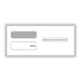 Double Window Envelope for 3-Up 1099 NEC Blanks, Self-Seal (100 Envelopes/Box)