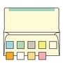 #6-1/4 Collection/Remittance Envelopes, 3-1/2"x 6-1/4", 24#, Open Side, Pastel, Large Flaps (Box of 500)