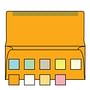 #6-1/4 Collection/Remittance Envelopes, 3-1/2" x 6-1/4" 24# Goldenrod Pastel, Open Side (Box of 500)