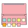 #6-1/4 Collection/Remittance Envelopes, 3-1/2" x 6-1/4" 24# Pink Pastel, Open Side, Flaps Extended (Box of 500)