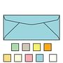 #6-3/4 Regular Envelopes, 3-5/8" x 6-1/2", 24#, Blue Recycled, Pastel, Acid Free, Diagonal Seam, No Window (Box of 500)