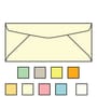 #7-1/2 Regular Envelopes, 3-15/16" x 7-1/2", 24#, Recycled, Pastel, Acid Free, Diagonal Seam, No Window (Box of 500)